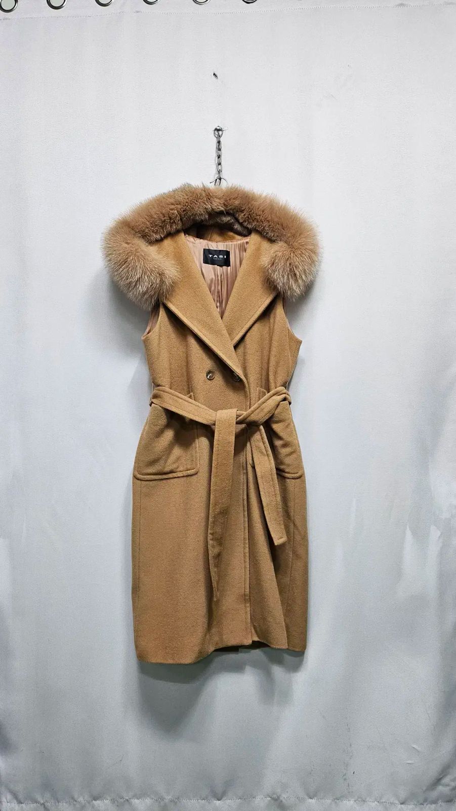 タシ ウール90 カシミア10 WHO ベスト ロング丈