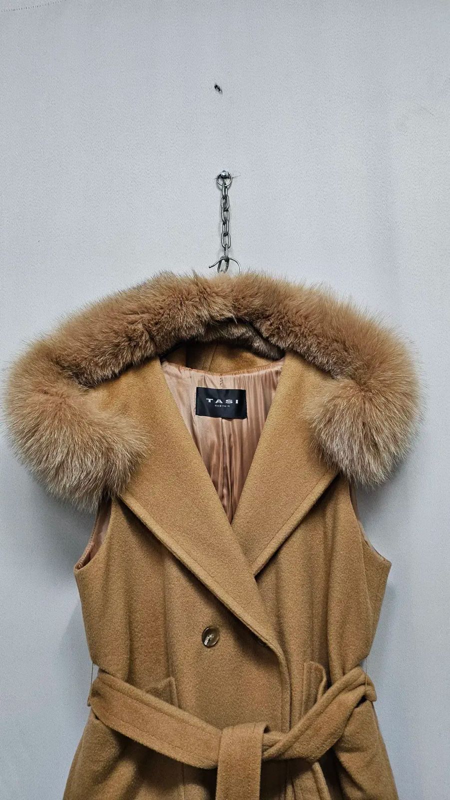 タシ ウール90 カシミア10 WHO ベスト ロング丈