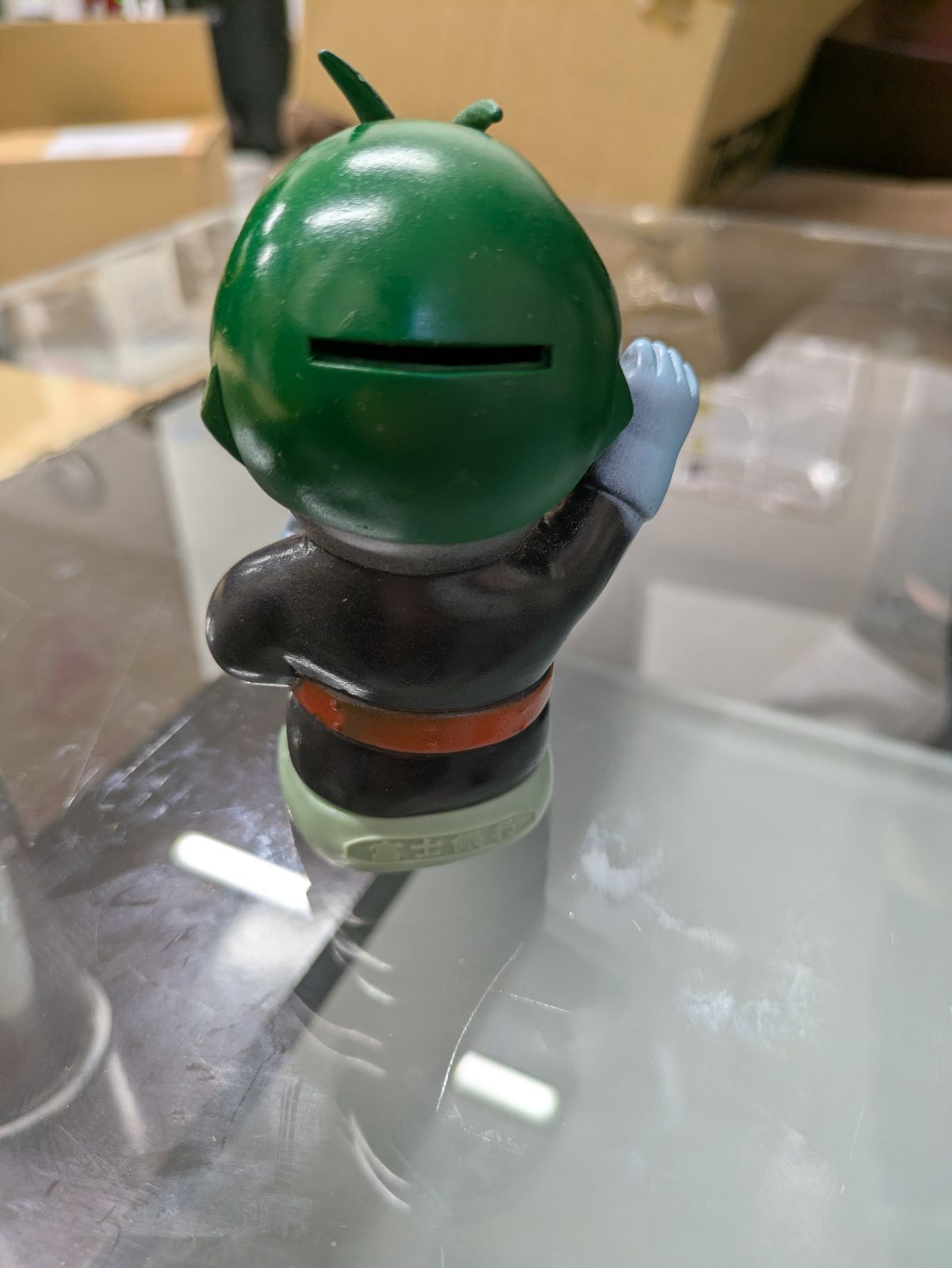 富士銀行 仮面ライダー ソフビ 貯金箱 フィギュア 石森プロ - メルカリ