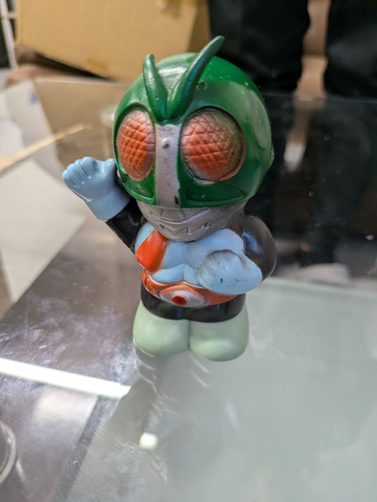 ポピー仮面ライダー５体&富士銀行貯金箱バラ売り不可 富士銀行 仮面ライダー ソフビ 貯金箱 フィギュア 石森プロ - メルカリ