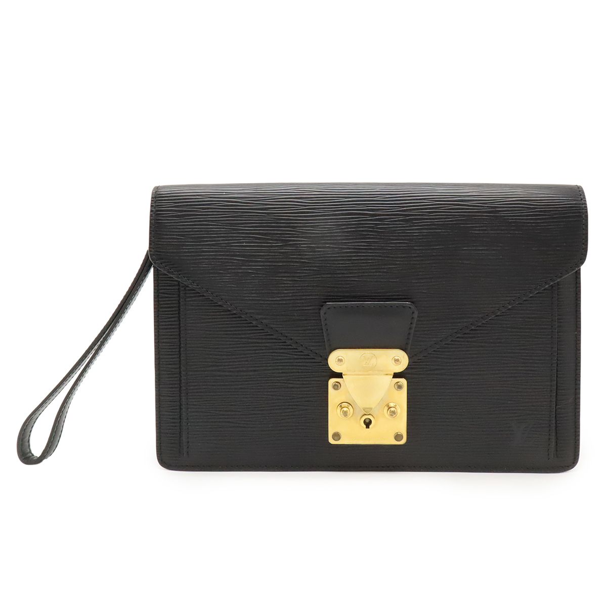 LOUIS VUITTON ルイ ヴィトン エピ ポシェット セリエ ドラゴンヌ セカンドバッグ ノワール 黒 ブラック ゴールド金具 M52612