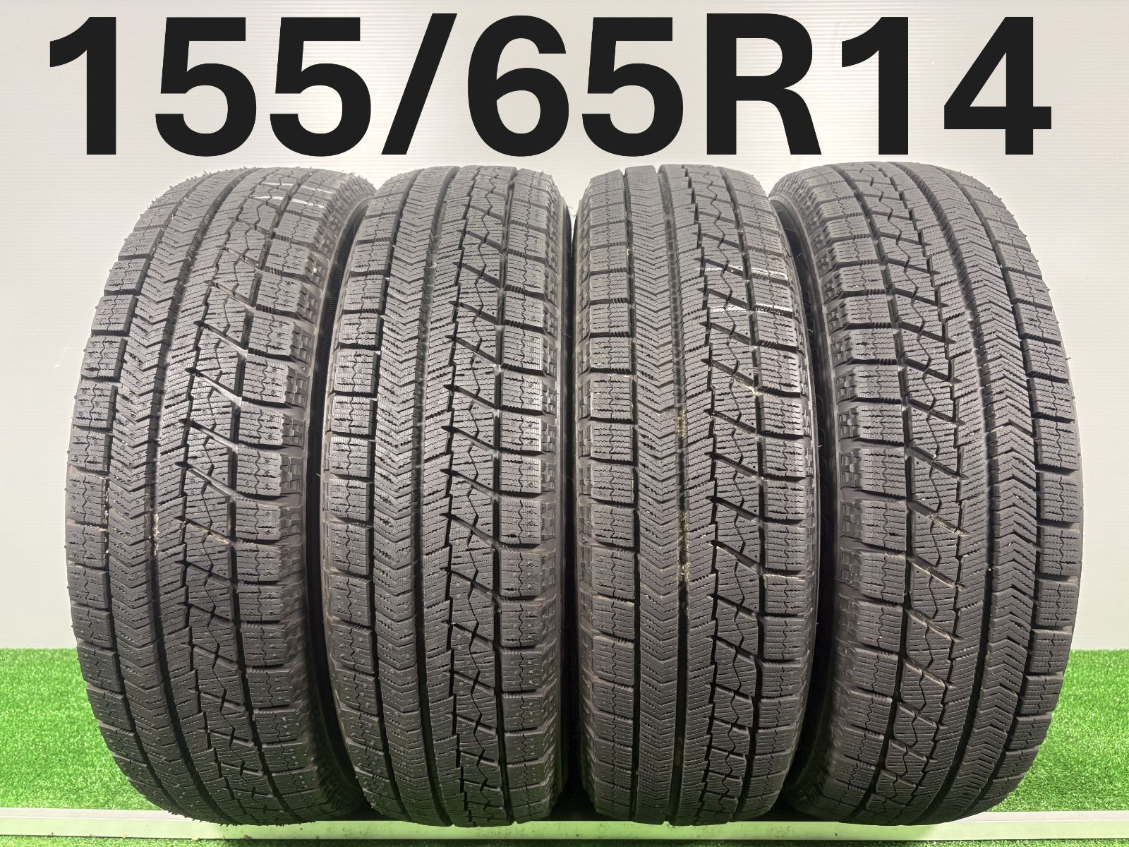 送料無料◆155/65R14/冬4本/残溝約6㎜/ブリヂストン/BS/VRX3 送料無料☆バリ溝 155/65R14 ブリヂストン VRX 2020年製 4本 冬 タイヤ