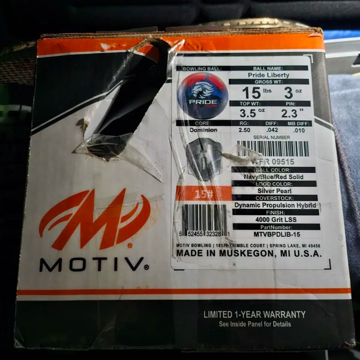 MOTIV フライドライバティ LIBERTY 15p トゥーハンド