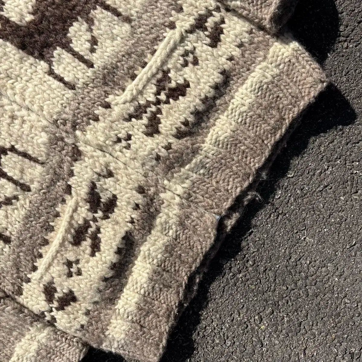 準備万端の ヴィンテージ flyer hooks カウチン カーディガン