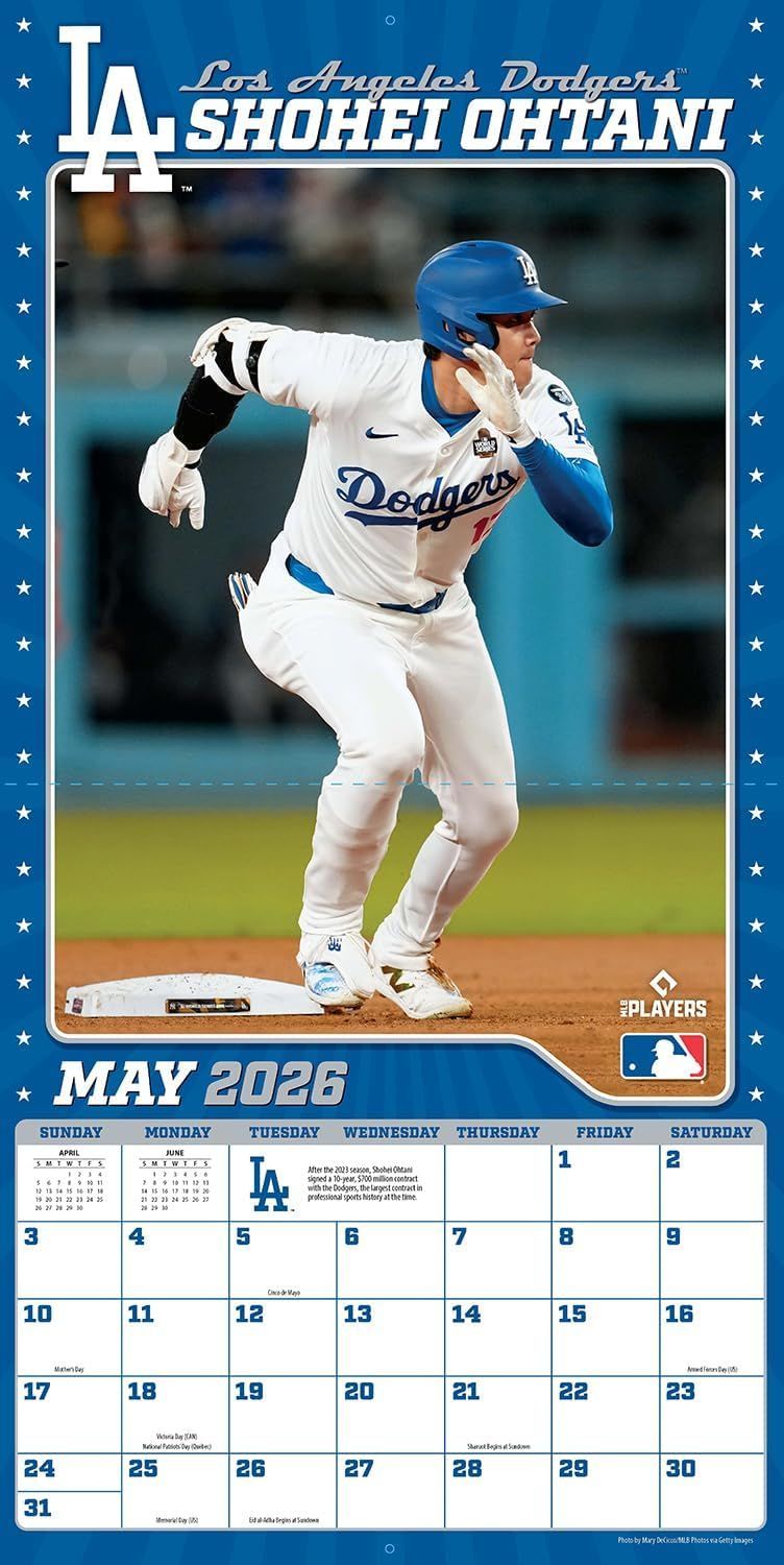 大谷翔平 2026年カレンダー（輸入版）CL26-2500 - メルカリ