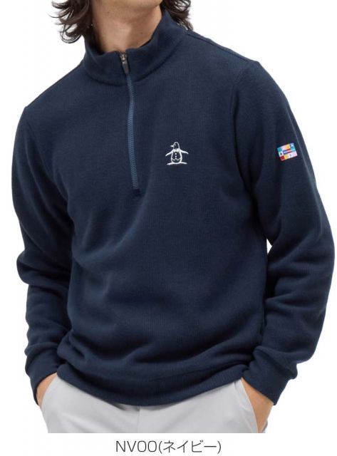 種類8：NV00(ネイビー)/3L マンシングウェア 吸湿発熱 スタンドカラー
