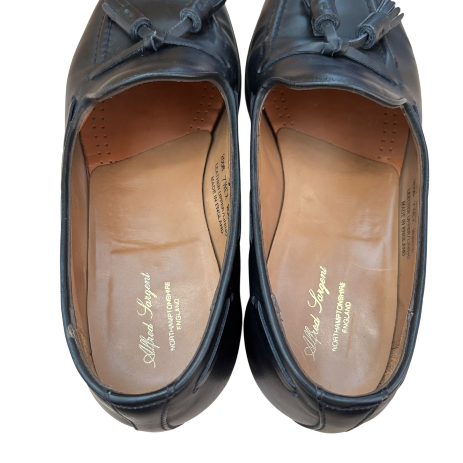 良品✨️】Alfred Sargent タッセルローファー ブラック 6E 革靴 良品