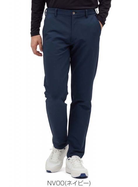 【美品 近年モデル】パーリーゲイツ ゴルフウェア ロングパンツ メンズ M 種類4：BK00(ブラック)/79-83 マンシングウェア 防風 裏起毛 ロング