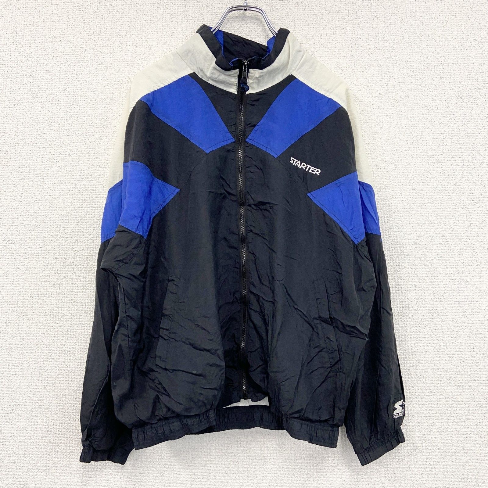 青ナイロンジャケット　starter STARTER スターター NFL カウボーイズチームロゴ刺繍 中綿 ナイロン