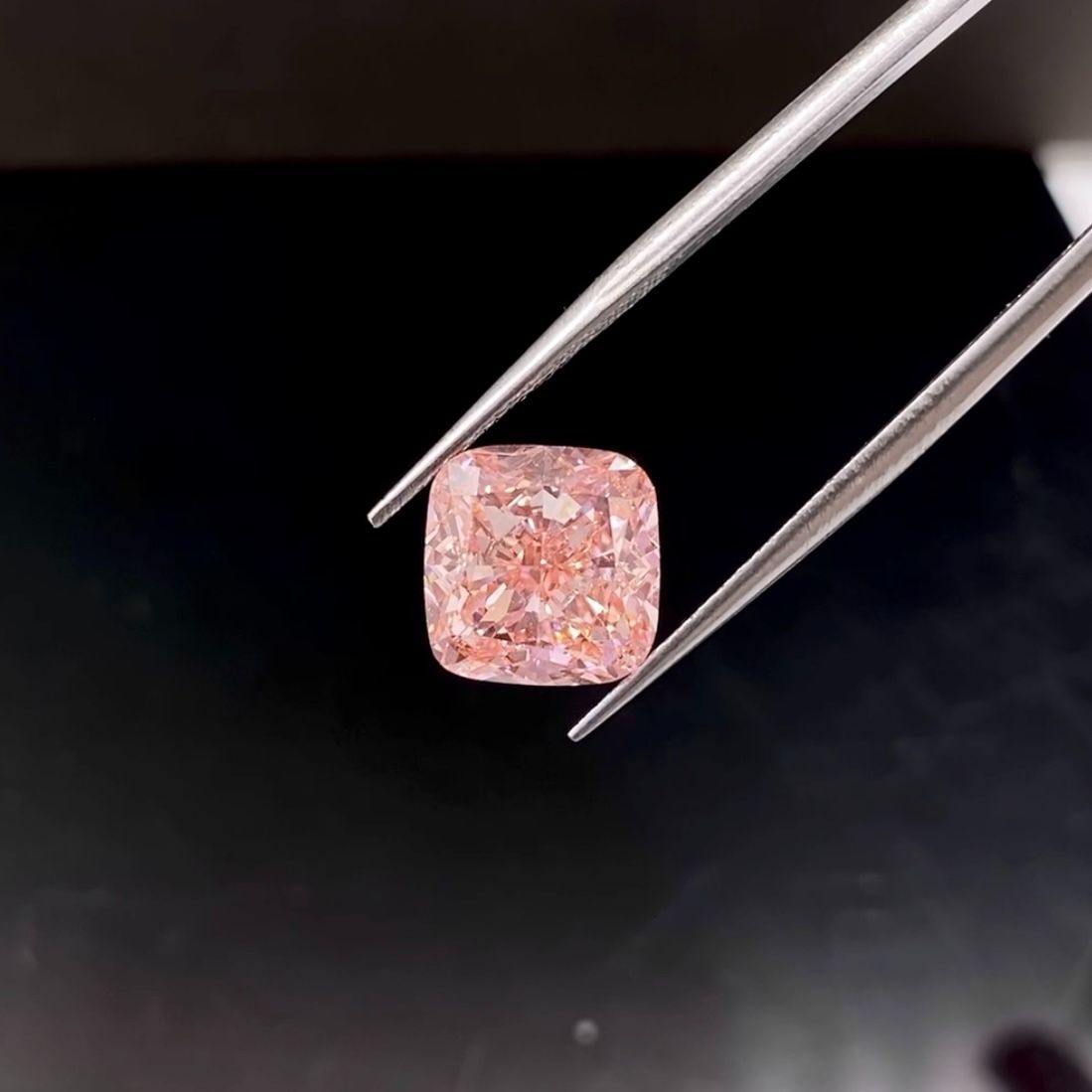6.59ct VS1 Fancy Intense Pink ラボグロウンダイヤモンド ルース