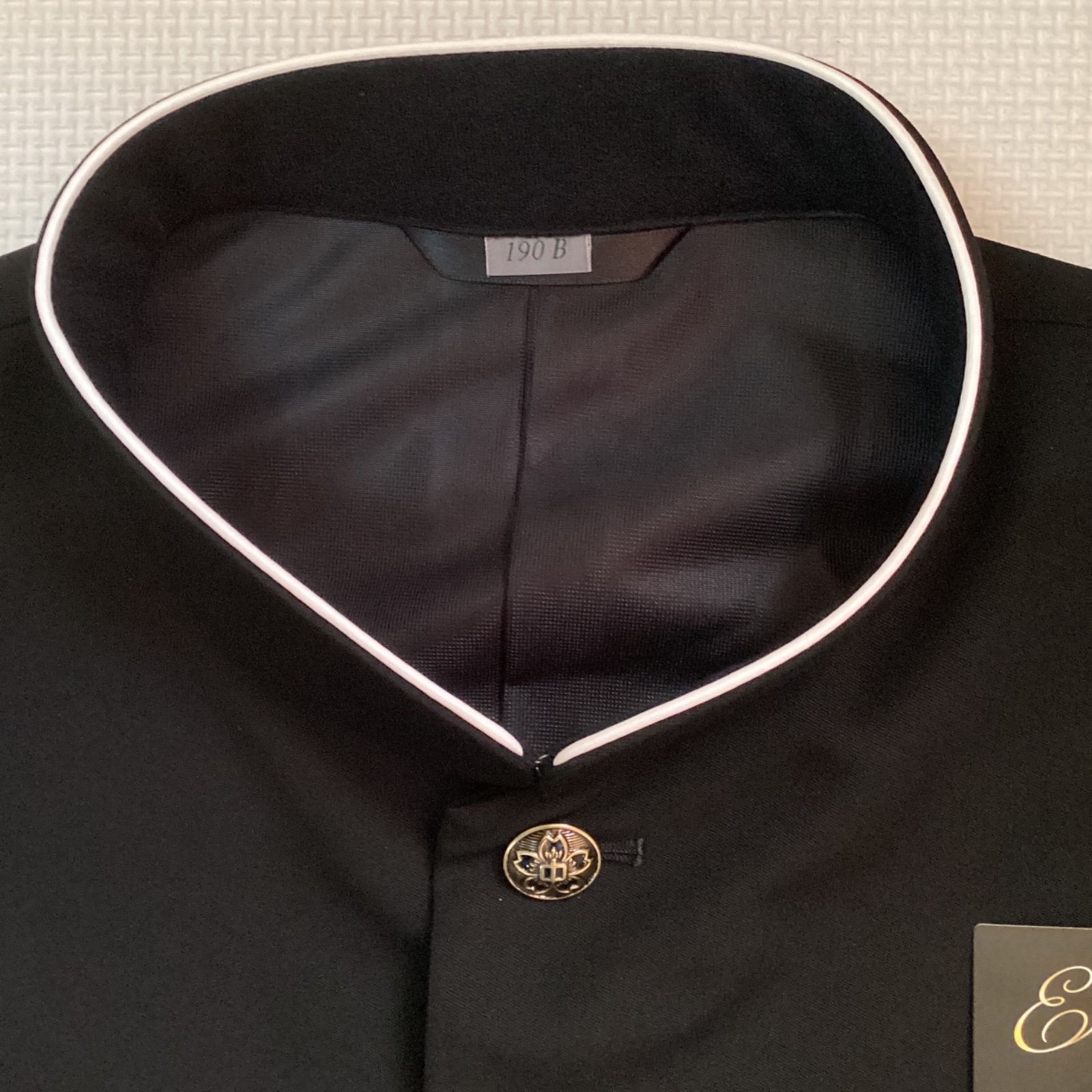 男子 学生服 １９０B ラウンド 10003 MIRAIZ 学ラン ポリエステル60％ 毛40％ NIKKE 卒業 入学 学生 高校 中学 通学