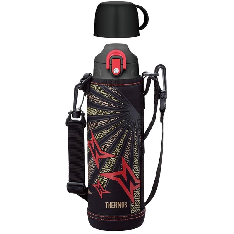 彡サーモス 真空断熱 2WAYボトル 1.03L 1.0L ブラックレッド FHO-1000WF BKR