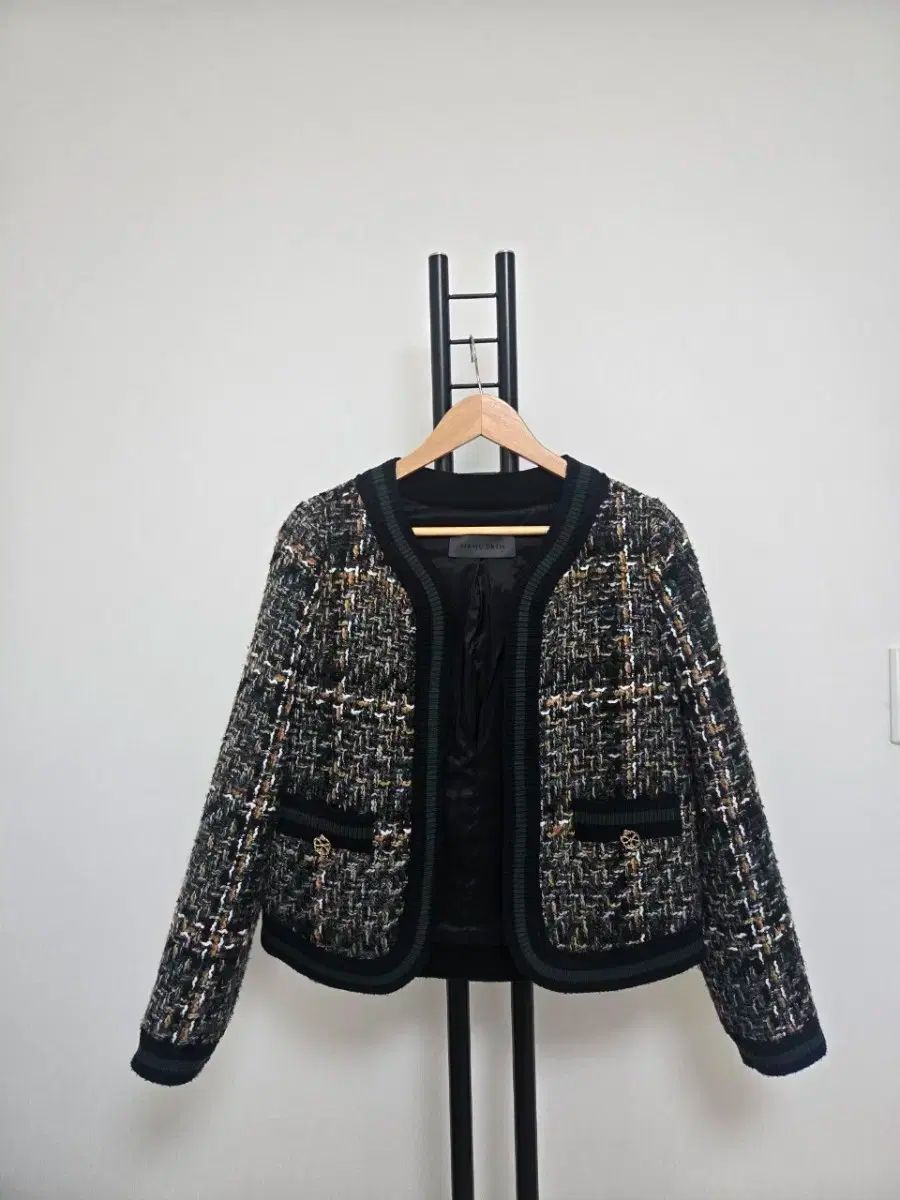 厚手ツイードノー ジャケット