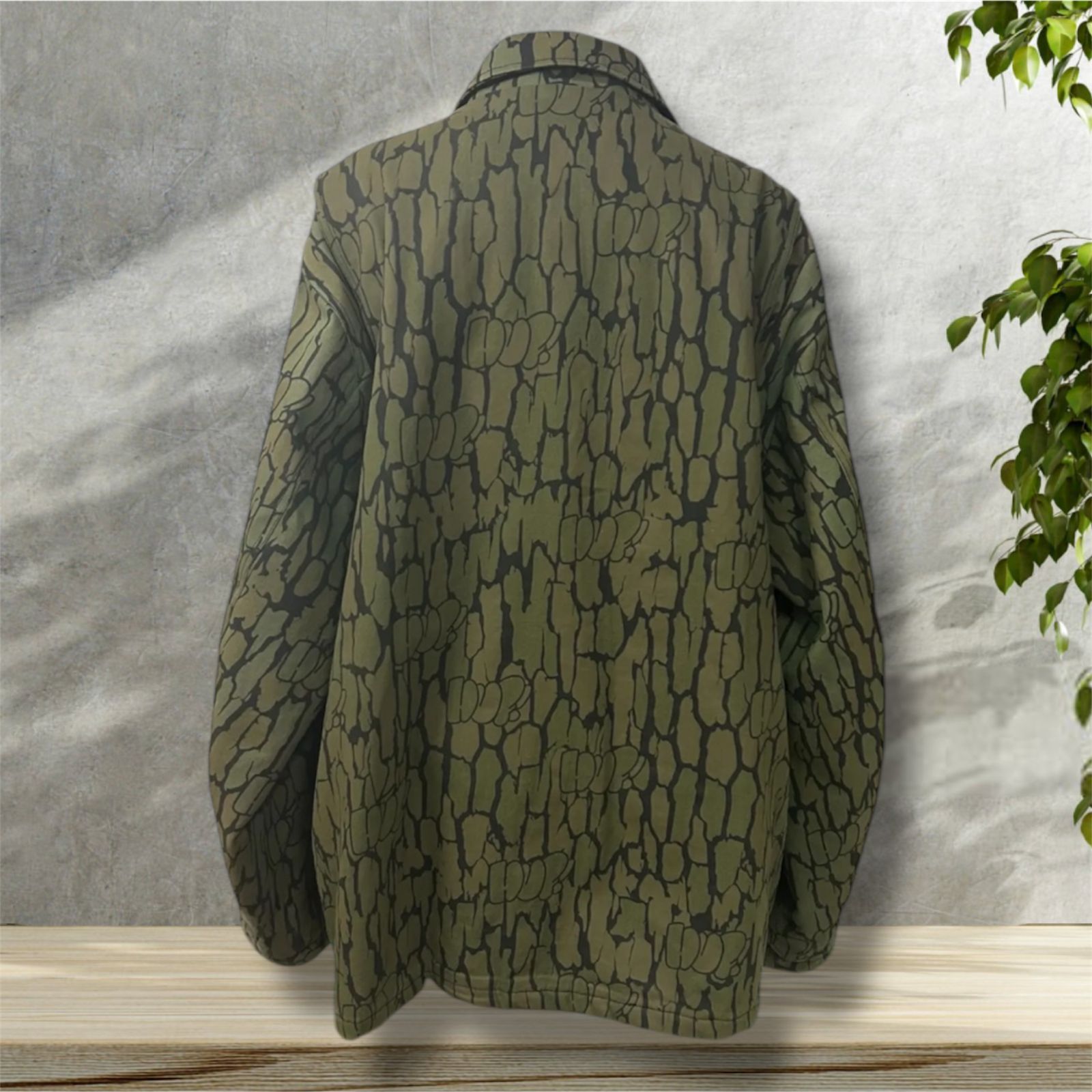 HUF ハフ HUDSON CAMO WORK JACKET XXL アメリカ製 ワークジャケットカーキ カモフラ