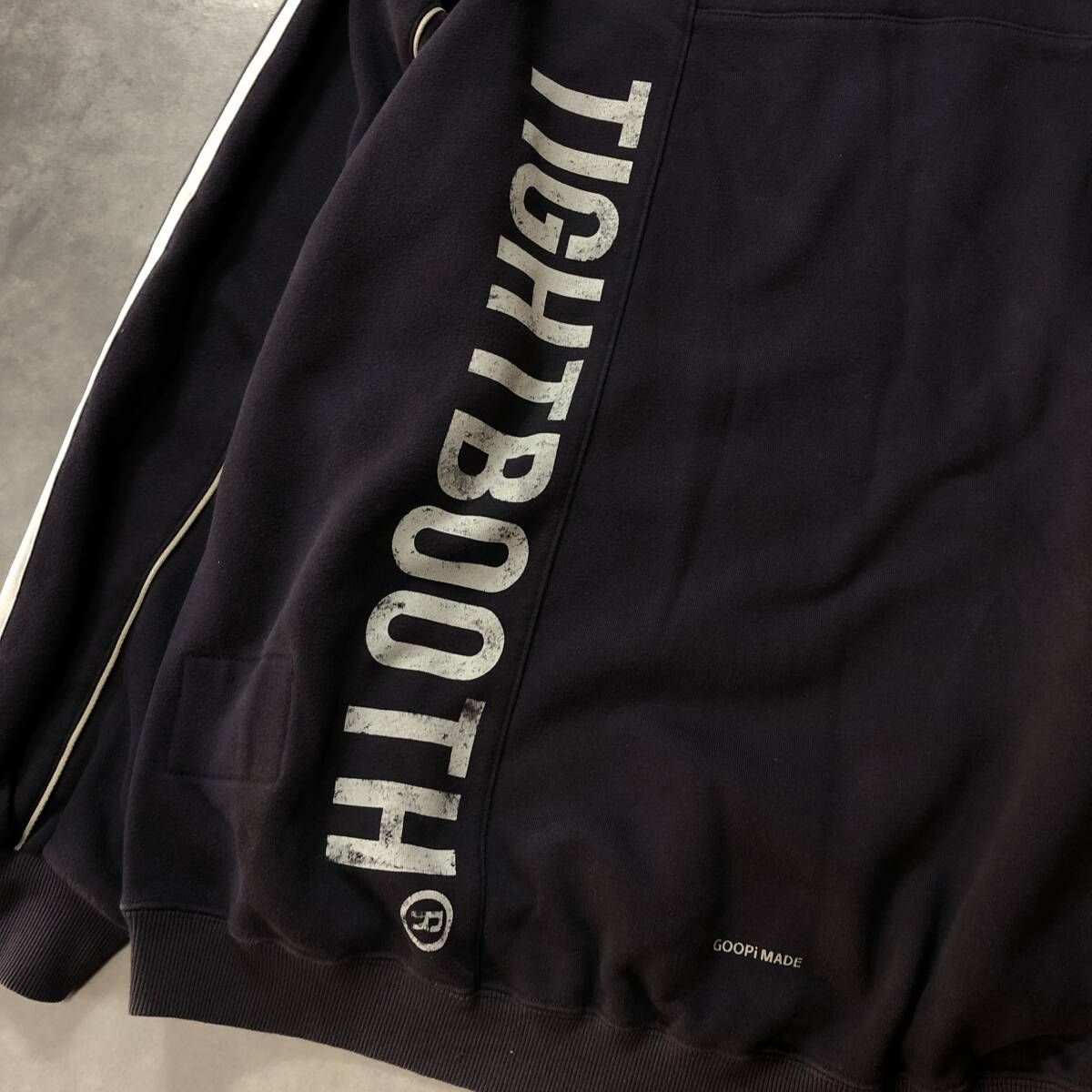 GQ4079◇tightbooth×goopimade：Double Logo Hoodie◇3◇ブラック系
