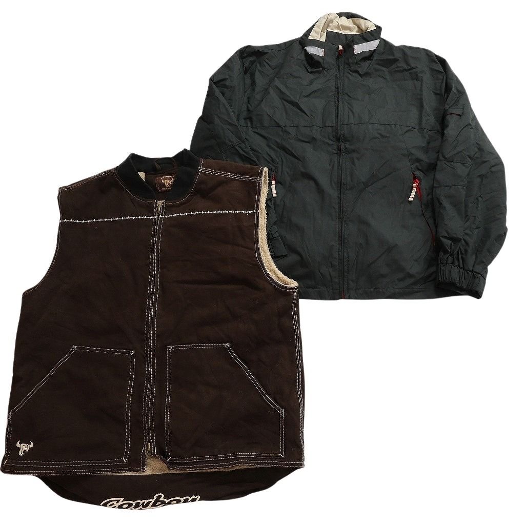 古着卸 まとめ売り ジャケット MIX 5枚セット (メンズ XL ) チェック  