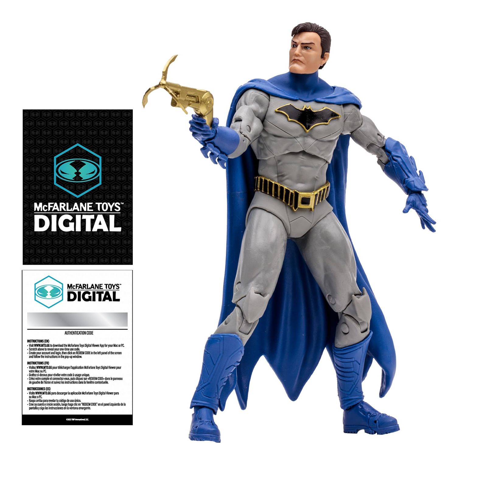 McFarlane Toys - DC Direct バットマン DC Rebirth 7インチ アクションフィギュア デジタルコレクタブル付き
