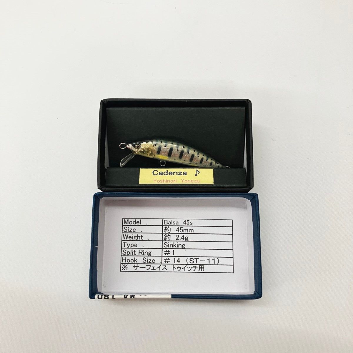 〇〇Cadenza カデンツァ Cadenza バルサ 45S ルアー ミノー Balsa 45S