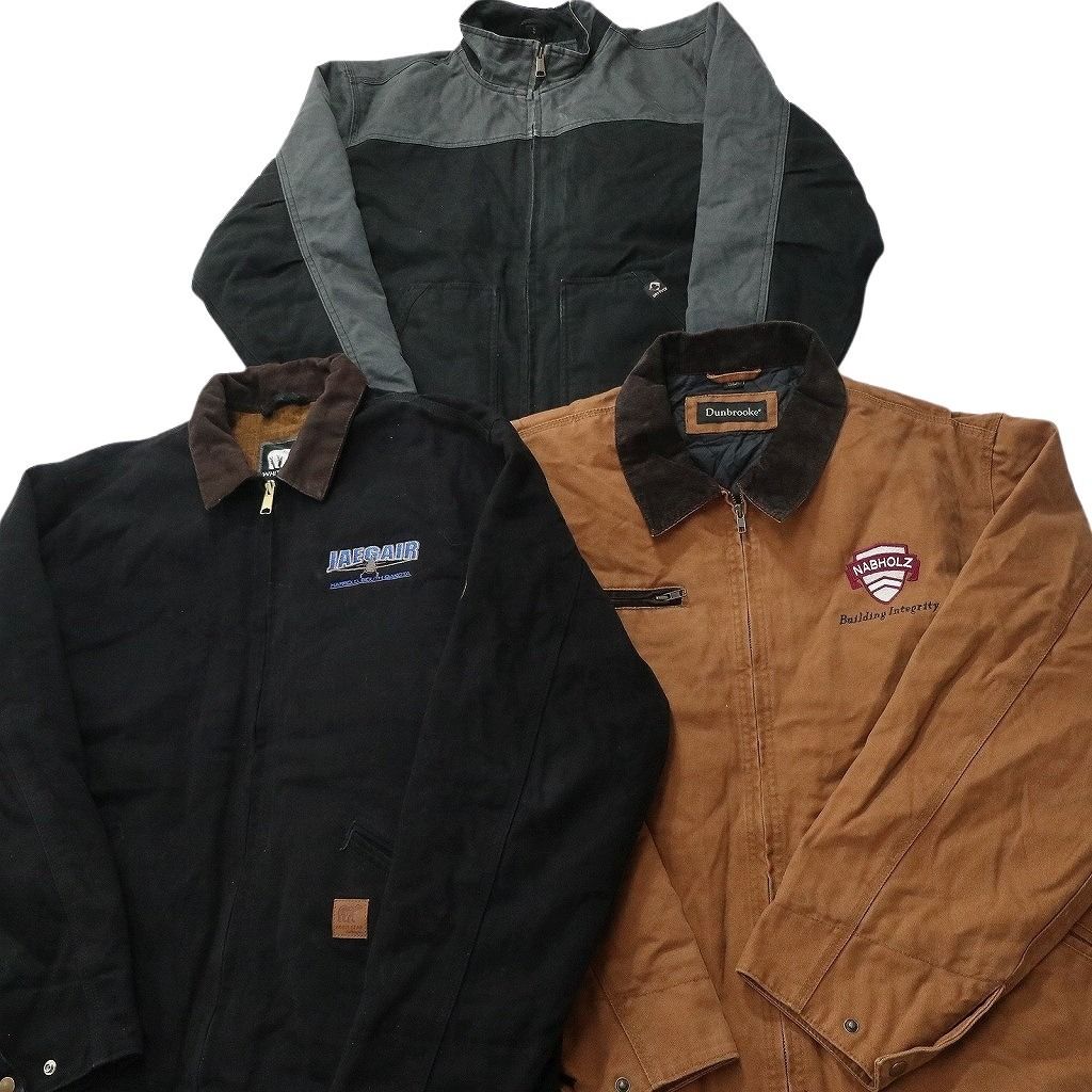 古着卸 まとめ売り デトロイト型 ダック地 ジャケット 3枚セット  