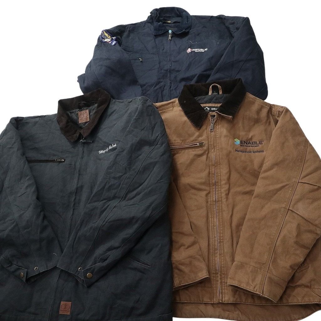 古着卸 まとめ売り デトロイト型 ダック地 ジャケット 4枚セット