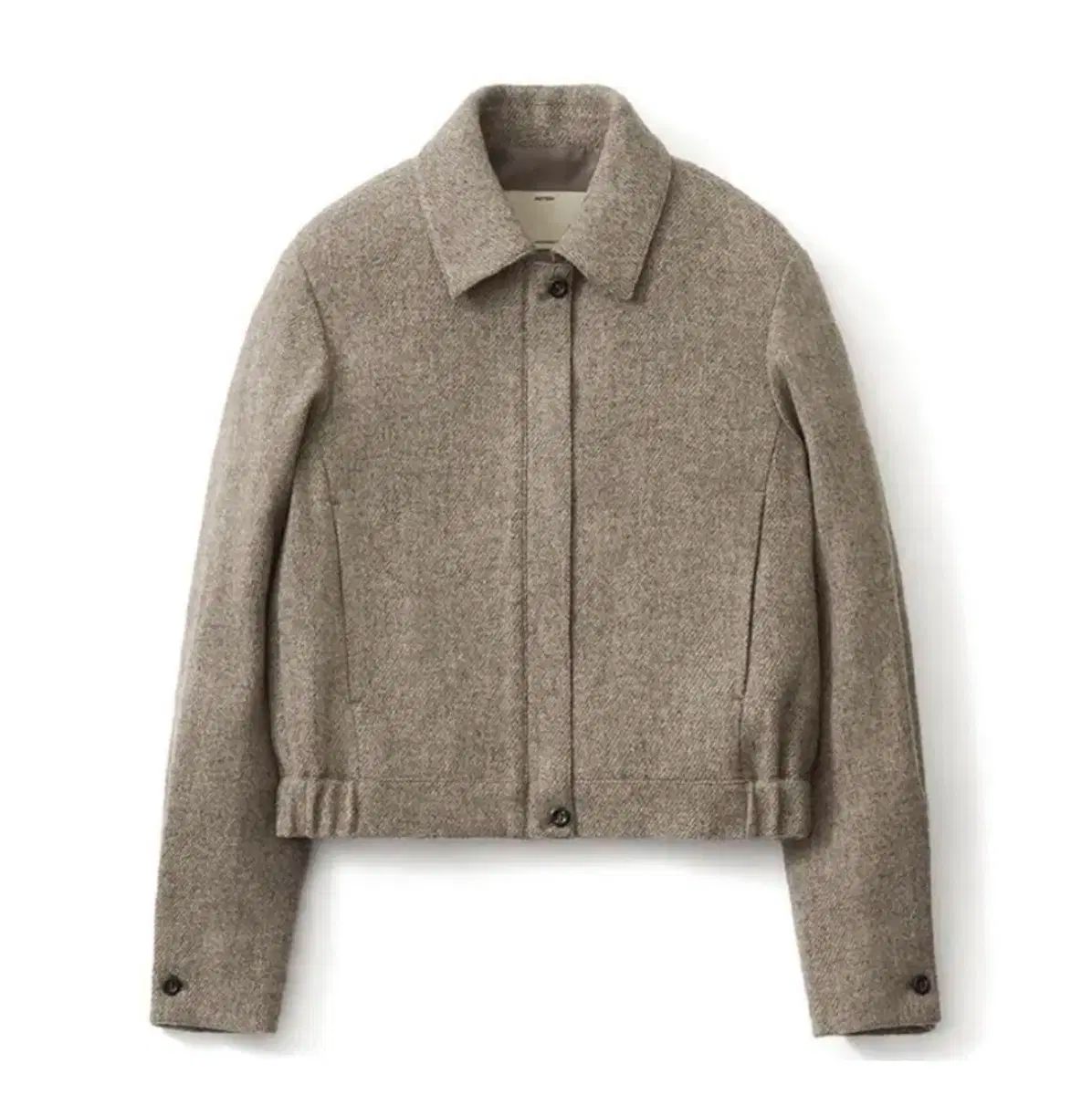 ポッタリー ウィメンズ ウール100 クロップド ブルゾン ライト ブラウン 0サイズ