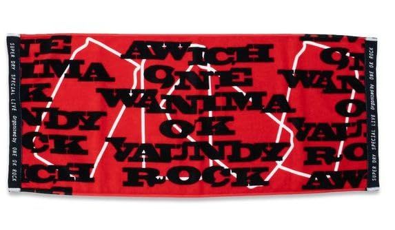 ONE OK ROCK ワンオクロック VS WANIMA ワニマ グッズ SD フェイスタオル