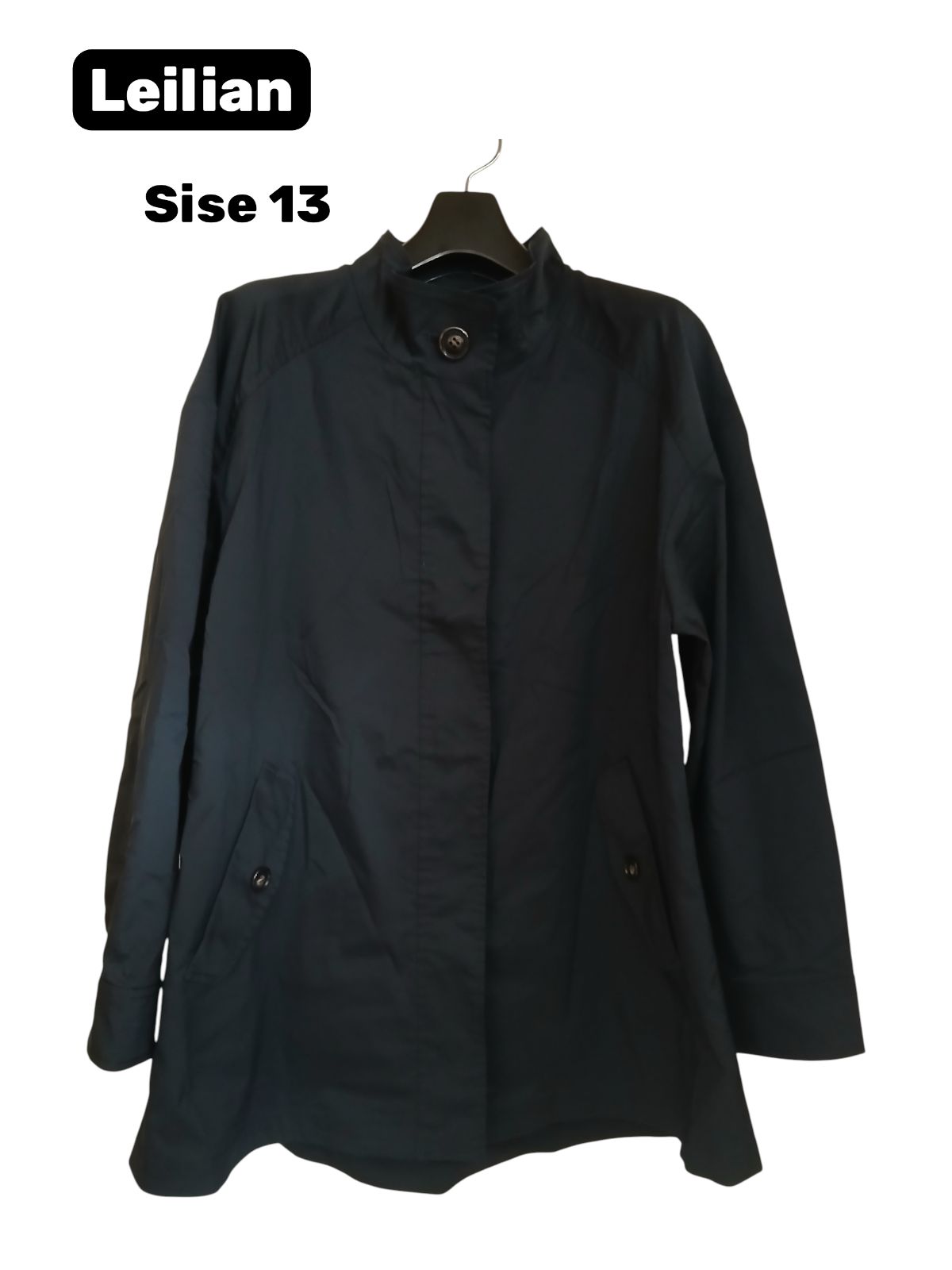 Leilian レリアン スプリングコート ハーフ ミドル