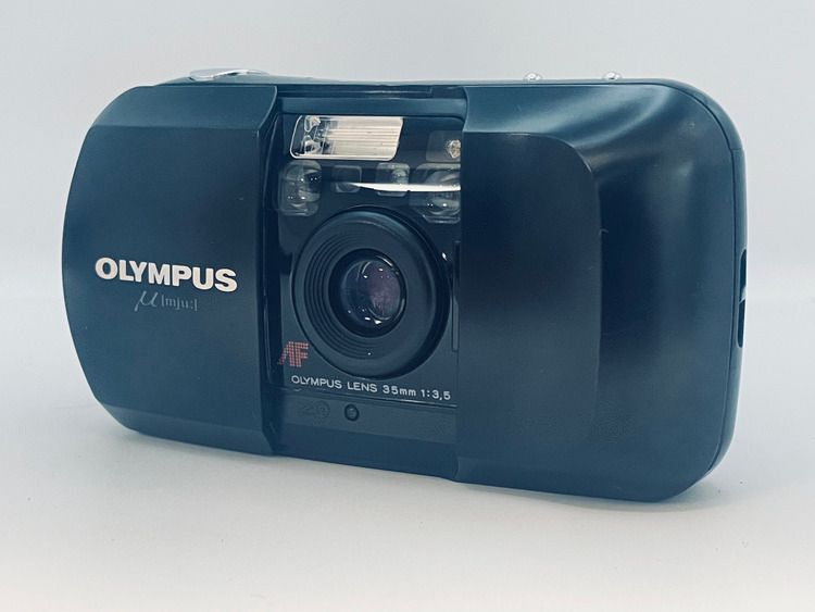 OLYMPUS オリンパス μ mju35mm F 3.5 ブラック 動作 済み