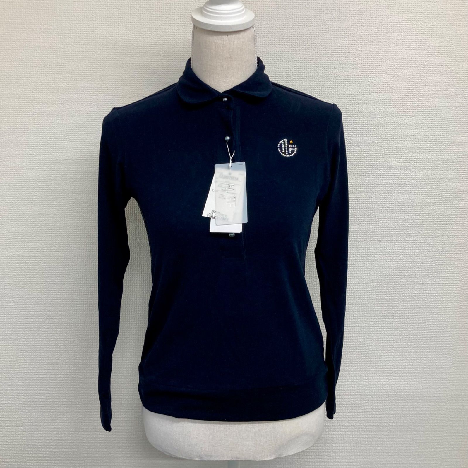 ミズノ MIZUNO MGF ブラッシュウォームシャツ レディース ネイビー クリアランス ミズノゴルフMGF