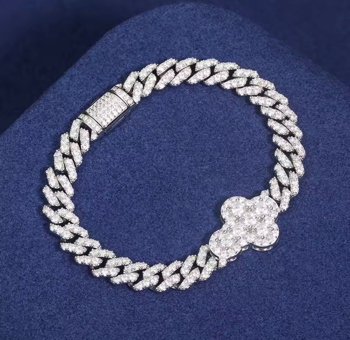 S925×モアサナイト】最高級モデル・マイアミキューバンチェーン