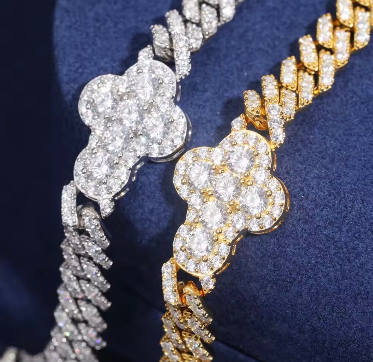 S925×モアサナイト】最高級モデル・マイアミキューバンチェーン