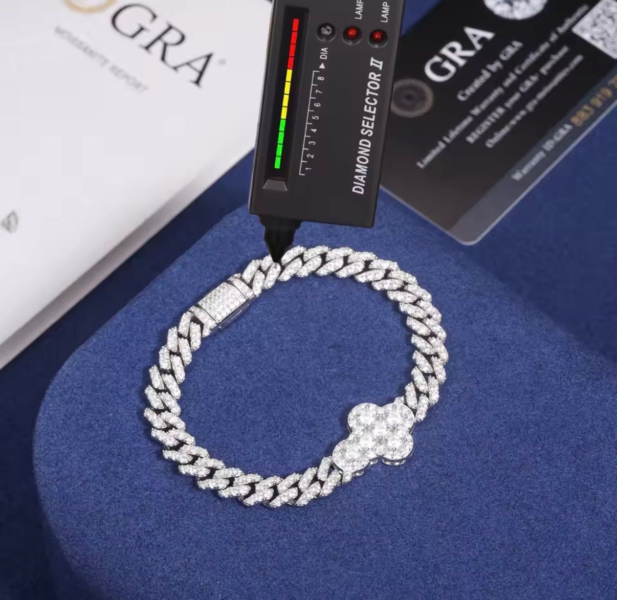 S925×モアサナイト】最高級モデル・マイアミキューバンチェーン