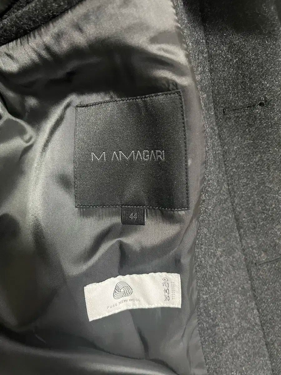 MAMAGARI 数ティーシャツ チャコール 23fw 44サイズ