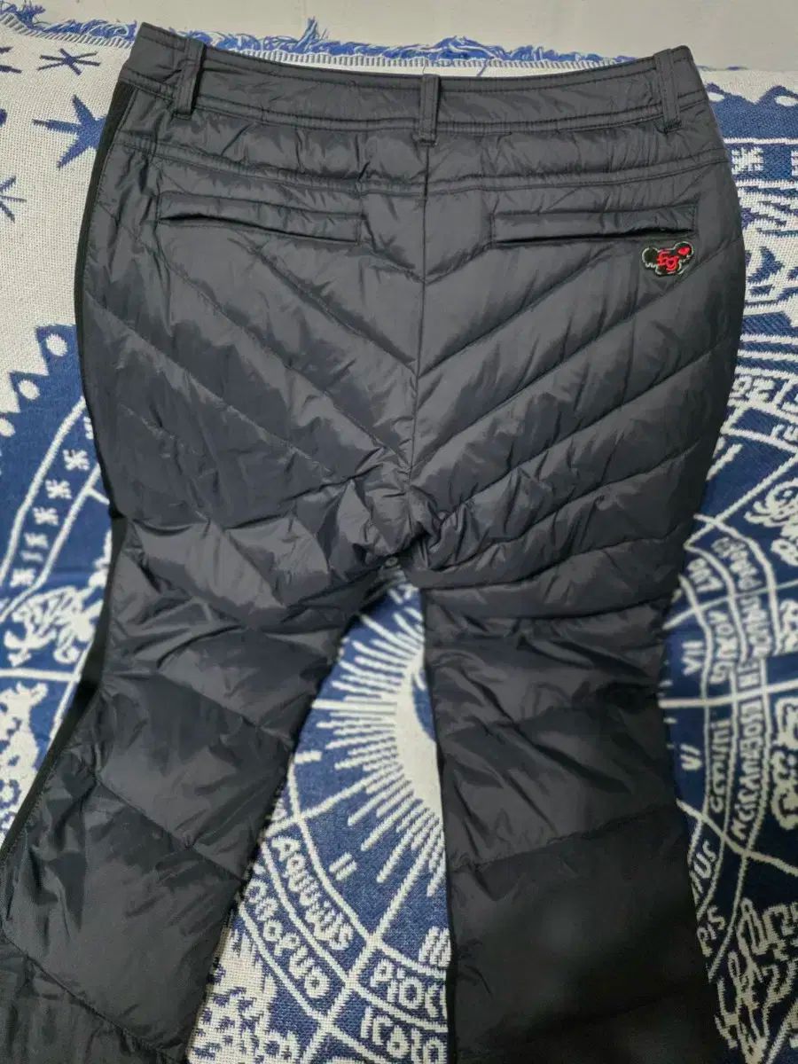 ファンテム レディース ダウン ズボン ブラック
