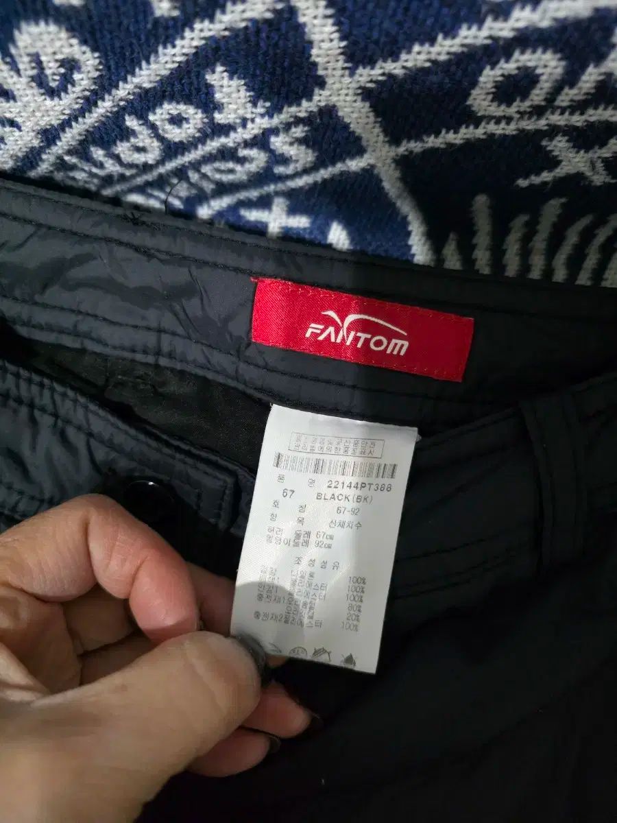 ファンテム レディース ダウン ズボン ブラック OLIVEOS_COM_TR