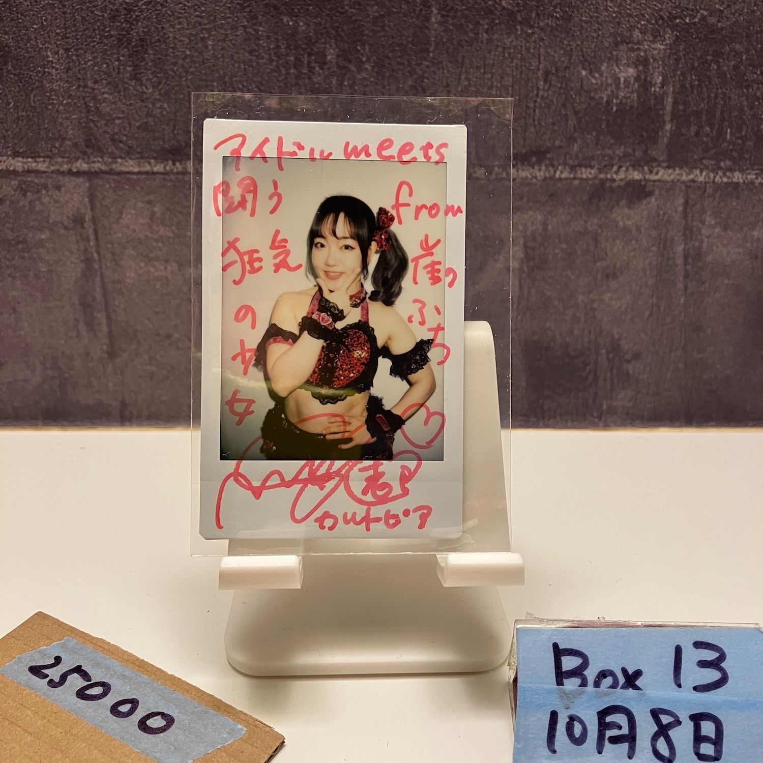 2020 BBM 松本都 3 10 直筆サインカード 女子プロレス チェキ カード