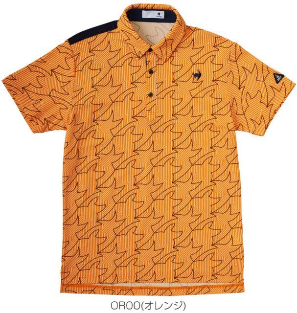 種類6：OR00(オレンジ)/3L ルコックスポルティフ ゴルフ 千鳥柄