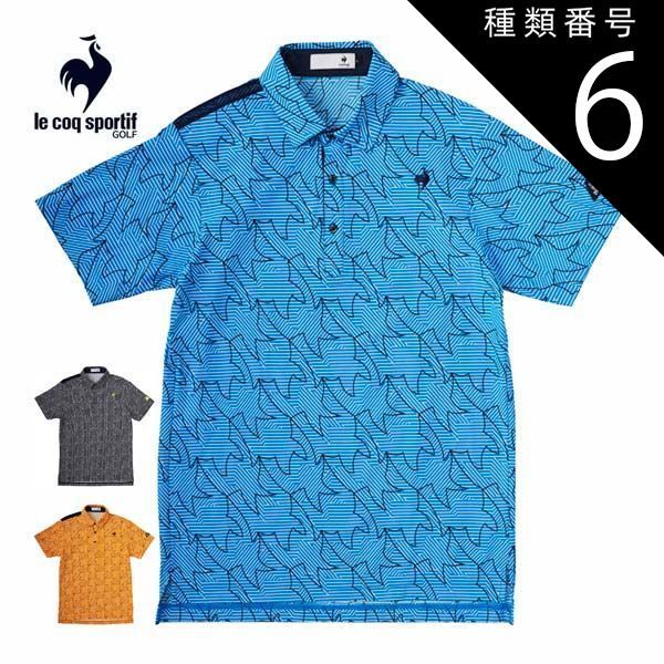 種類6：OR00(オレンジ)/3L ルコックスポルティフ ゴルフ 千鳥柄