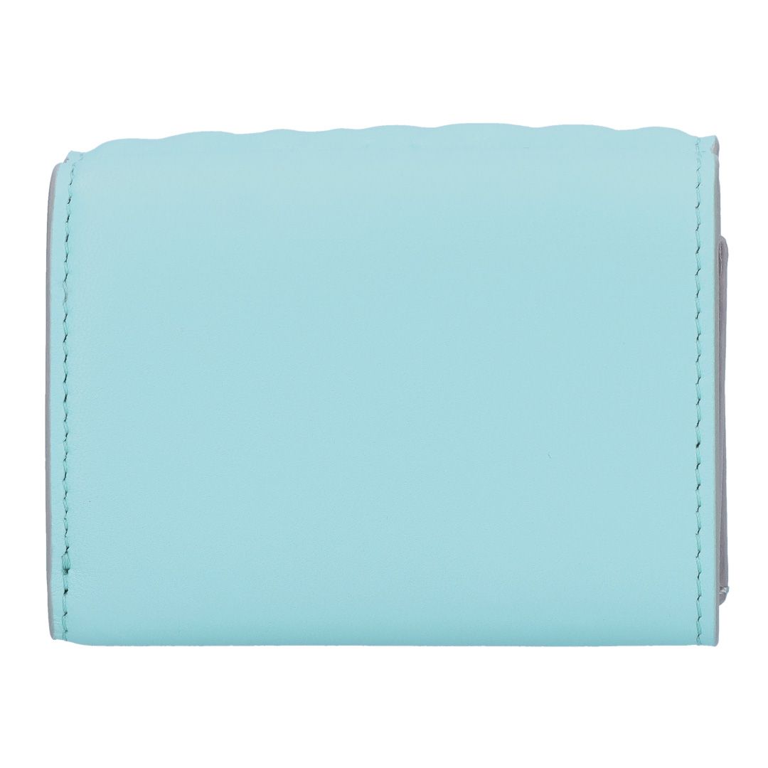 フェンディ FENDI 折財布 三つ折り財布 バゲット 8 M 0395 AT 00 F 1 PQI AQUIPER TORTORA FFモチーフ マイクロ ライトブルー お取り寄せ