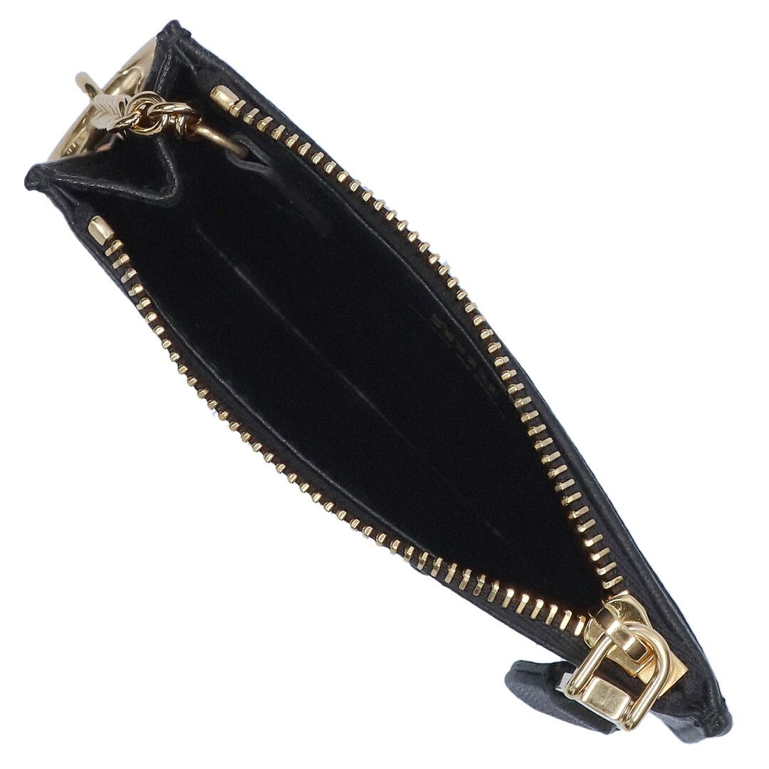  ミュウミュウ MIUMIU コインケース 小銭入れ 5 MC 93 M AEFX F 0002 NERO ブラック フラグメントケース お取り寄せ コインケース 小銭入れ 小物