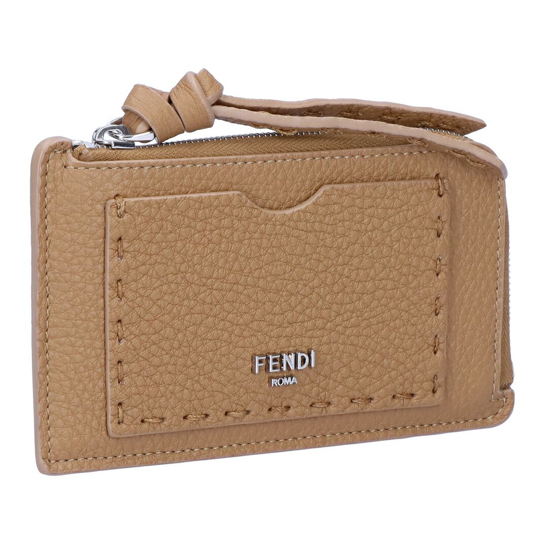 フェンディ FENDI カードケース コインケース SELLERIA セレリア 8M0489 ARC1 F0EMR CAPPUCCINO PALLADIO フラグメントケース お取り寄せ