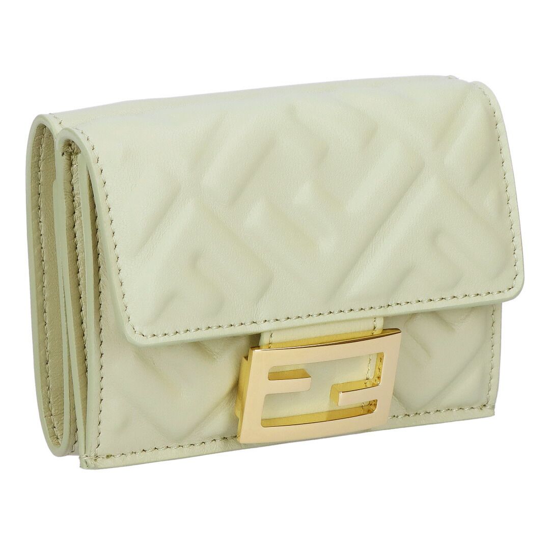 フェンディ FENDI 折財布 三つ折り財布 BAGUETTE バゲット 8M0395 AAJD F1AST SAGE マイクロ お取り寄せ