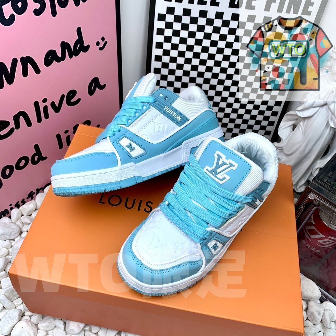 LOUIS VUITTON Trainer レザーカジュアルロートップファッション