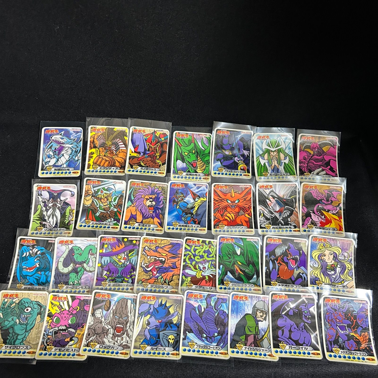 遊戯王 丸美屋 ふりかけ ライトステッカー 全30種 フルコンプ シール