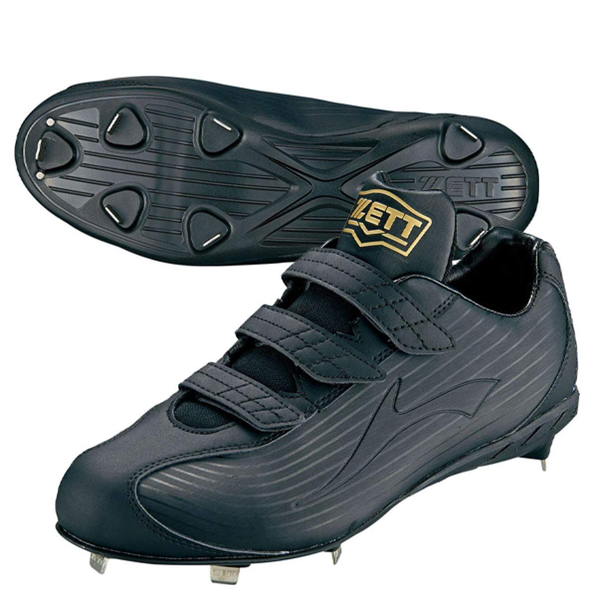 ゼット(ZETT) 野球 埋込みスパイク ウイニングロードMB ブラック/ブラック 25.0cm BSR2296MB [25.0cm]