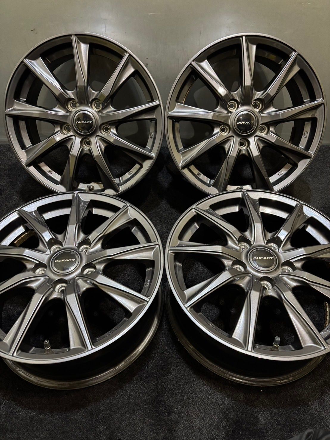 DUFACT 16インチ 6 5 J 53 114 3 H アルミホイール 4本 ノア ヴォクシー ステップワゴン 1 K 727