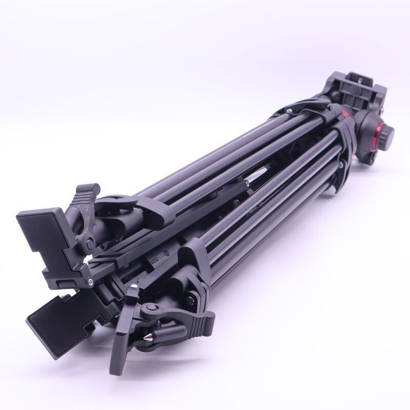  Manfrotto ビデオキット ツイン3段アルミ MSタイプ MVH 502 A 546 BK 1 三脚 カメラアクセサリー