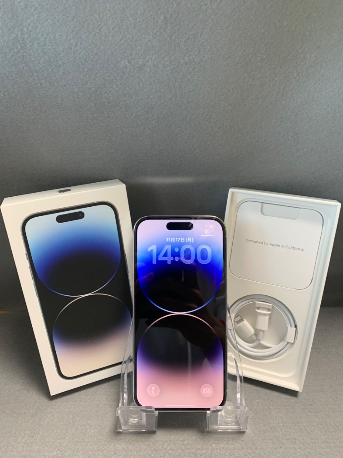  超美品 国内版 SIMフリー iPhone14 Pro 256GB シルバー色 スマートフォン本体