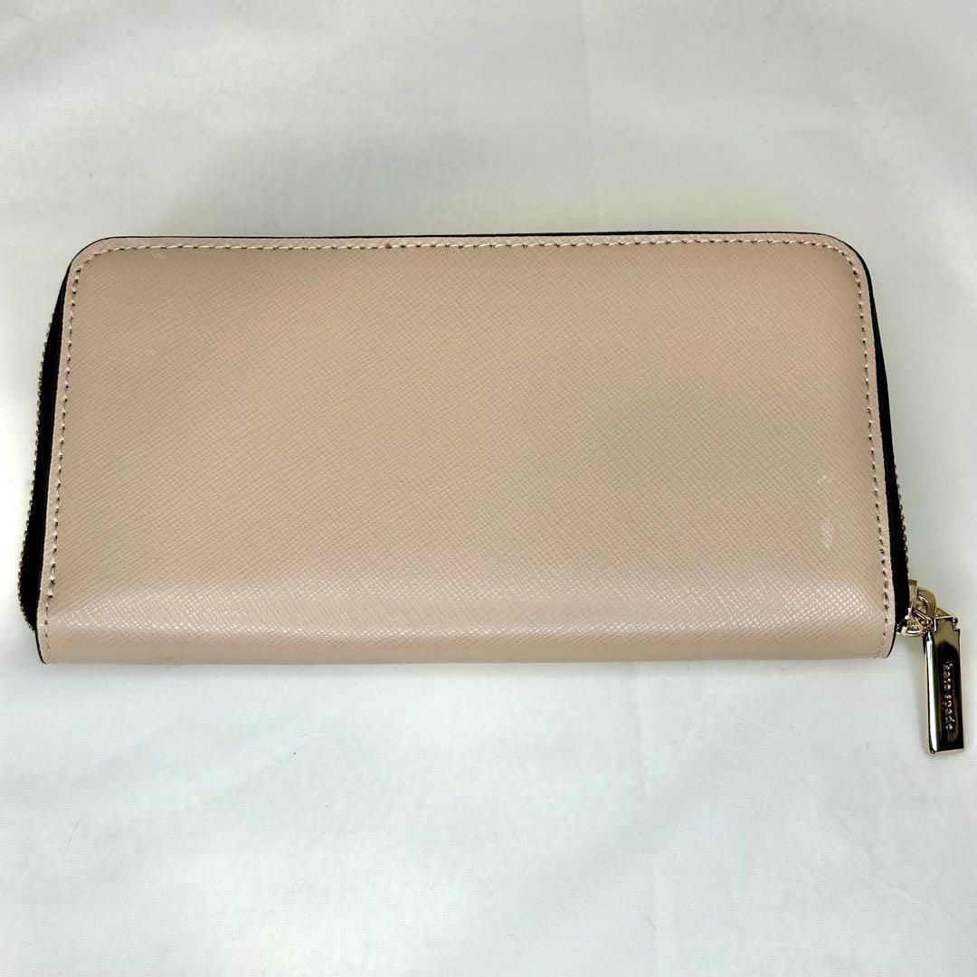 Kate Spade ケイトスペード 長財布 ワンポイント ベージュ ステイシー 