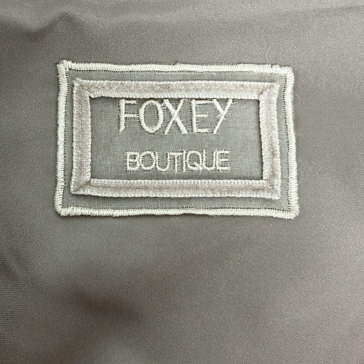 FOXEY(フォクシー) コート サイズ38 M レディース美品 - 25865 グレー
